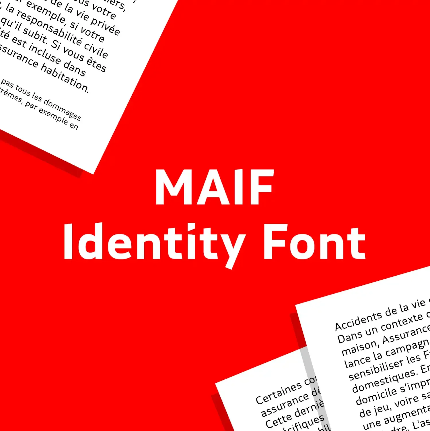 Maif Identity Font