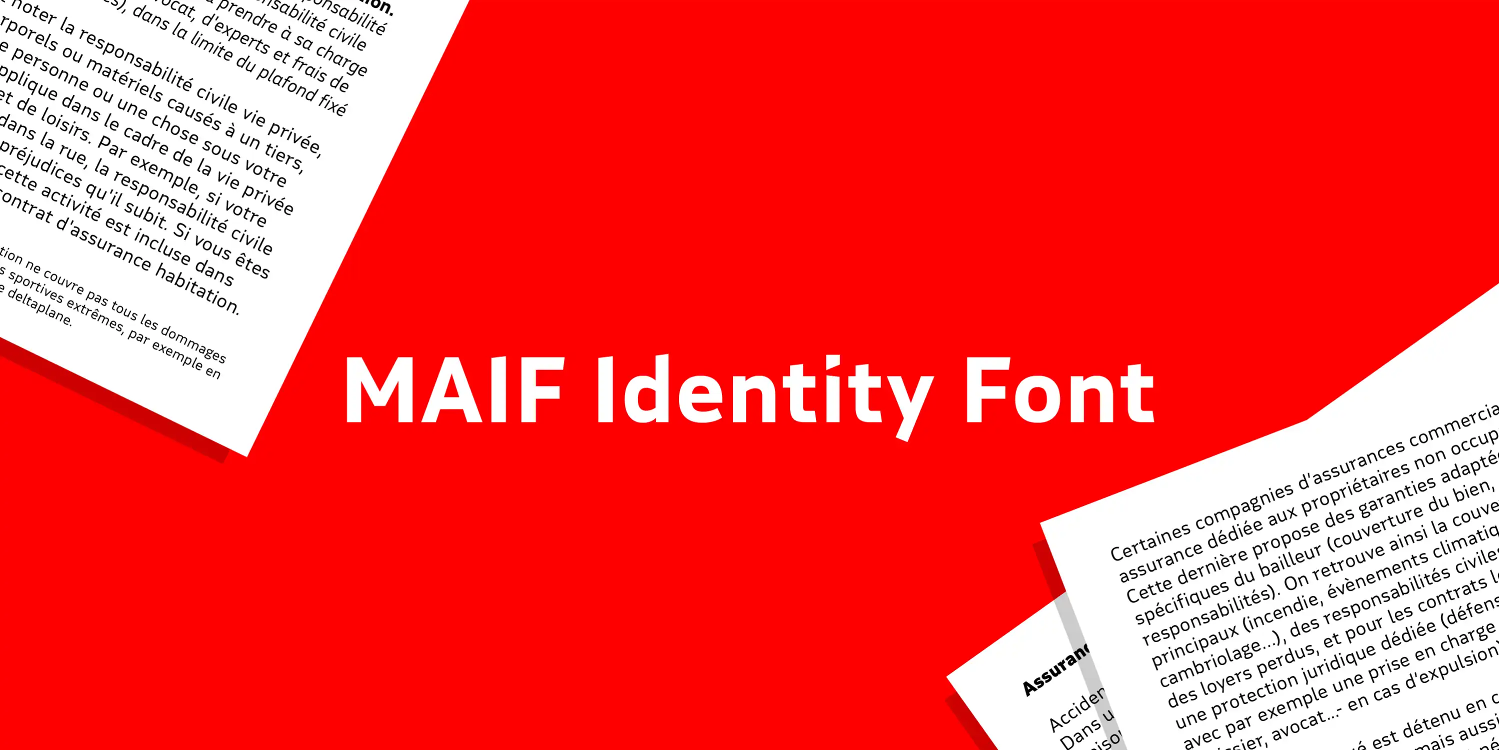 MAIF Identity font