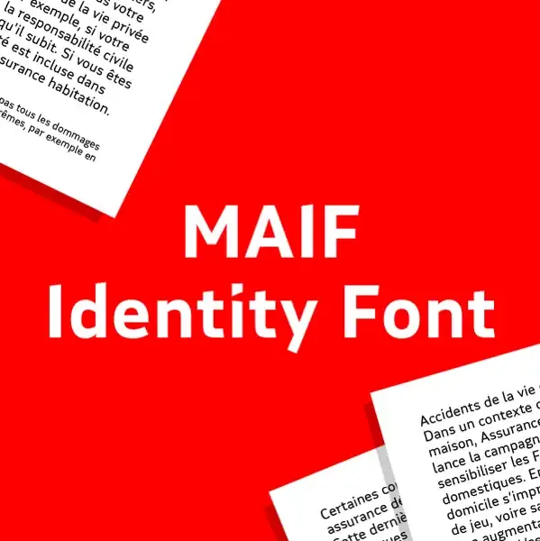 MAIF Identity Font